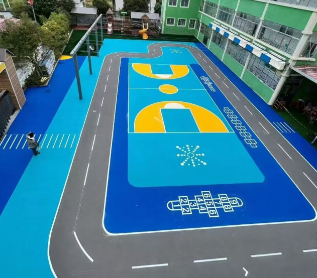 阿拉尔市仿真草坪混合型塑胶跑道 - 价格